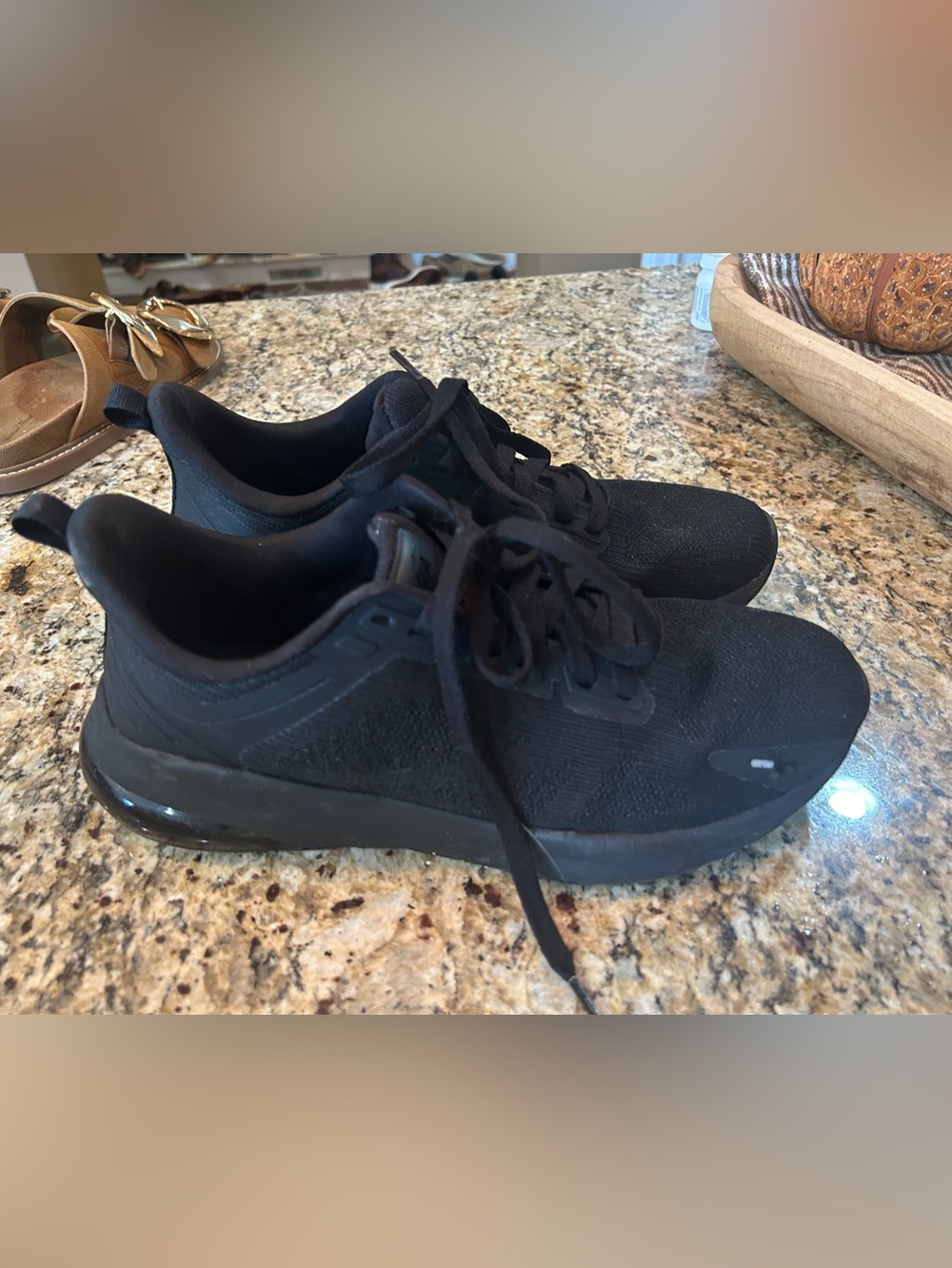 Avia Women's Black Breathable Athletic Sneakers